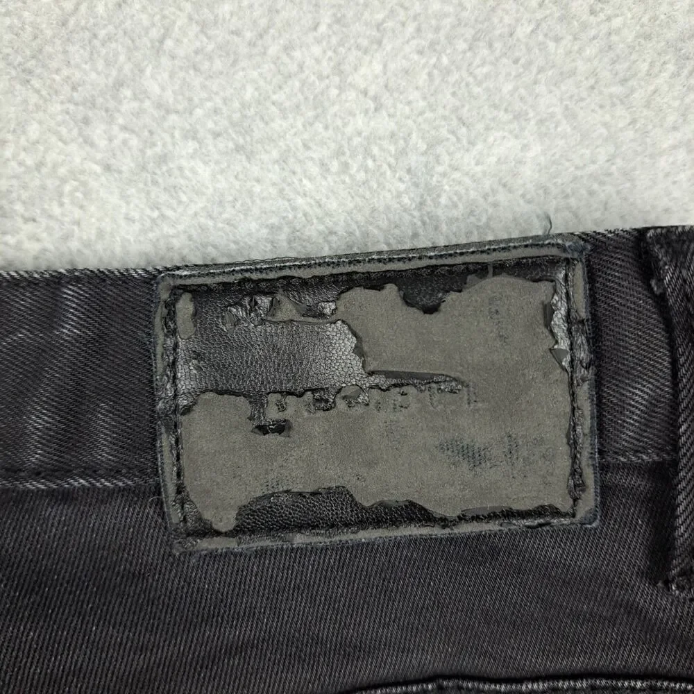 Decibel Jeans Men's 34x32 Black Denim Straight Skinny